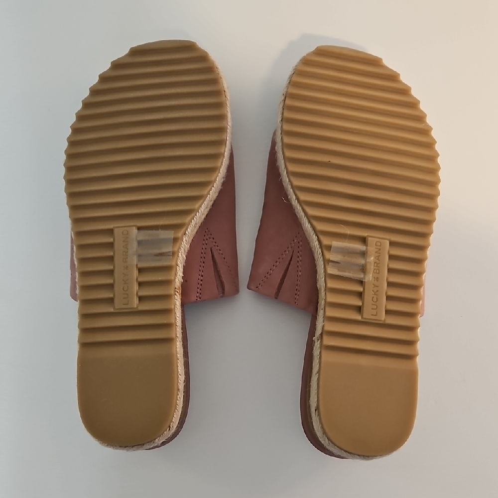 Lucky Brand Naydne Espadrille Women's Mauve Mules - Picture 3 of 3